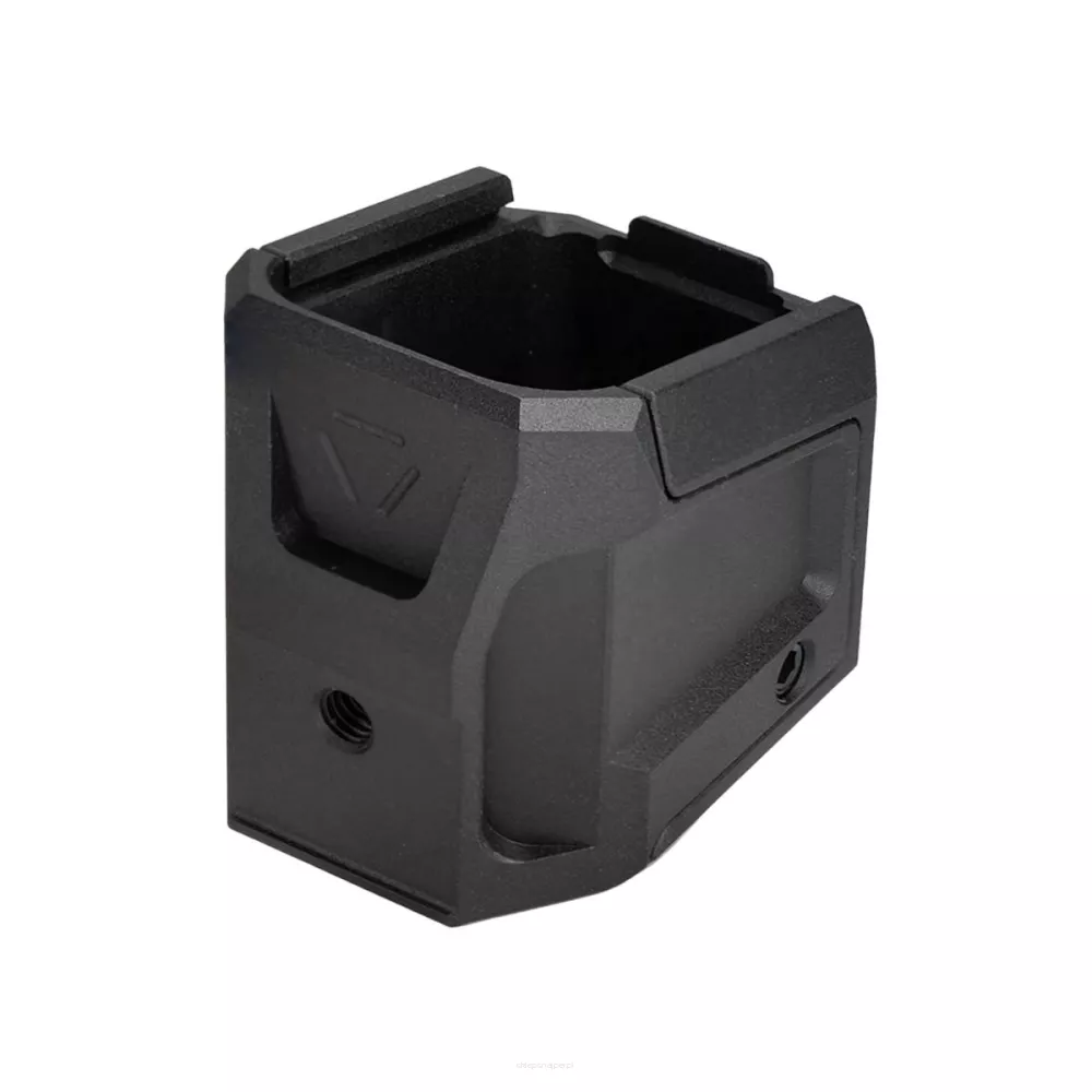 Strike Industries - Stopka magazynka +5 do Sig Sauer P320 - Aluminiowa - SI-EMP-AL-P320-BK