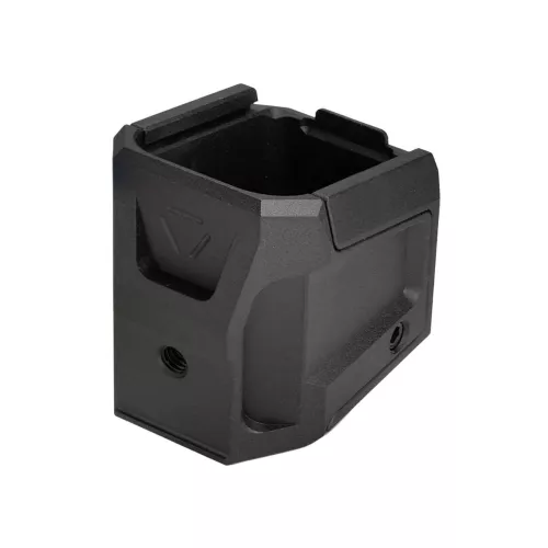 Strike Industries - Stopka magazynka +5 do Sig Sauer P320 - Aluminiowa - SI-EMP-AL-P320-BK