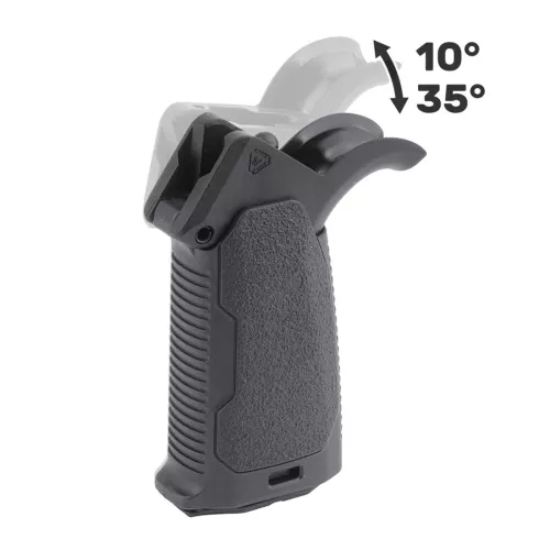 Strike Industries - Chwyt pistoletowy Multi-Angle Pistol Grip do AR15 - Czarny - SI-AR-MAPG-BK