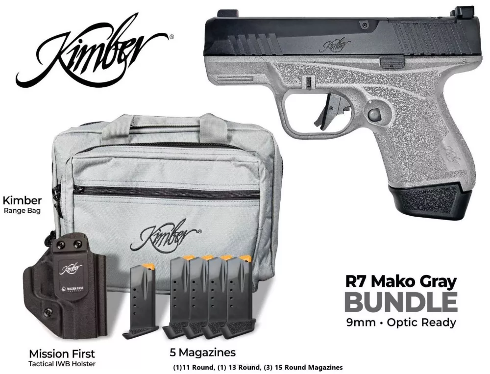 BROŃ PISTOLET KIMBER R7 MAKO OR GRAY 11/13/3X15RD