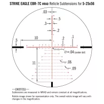 Luneta Vortex Strike Eagle 5-25x56 FFP 34mm AO EBR-7C MRAD - SE-52504 - 10