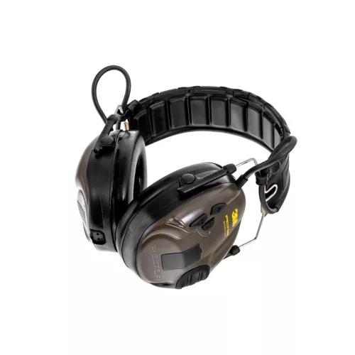 3M - Słuchawki aktywne Peltor SportTac - Zielone/Pomarańczowe