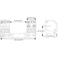 Montaż pod optykę Spuhr 30mm - 20,6 MOA - SP-3602 - 4