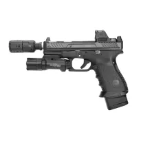Strike Industries - Kompensator Pistolet - 9x19 - Black - 1/2x28 - SI-PISTOL-LC-BK - 10