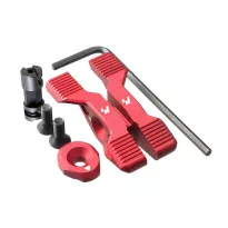 Strike Industries - Powiększony obustronny selektor Strike Switch do platformy AR15 - Czerwony - AR-S-SS-RED - 2