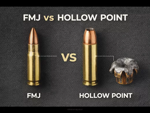 FMJ vs Hollow Point – podstawowe różnice w amunicji